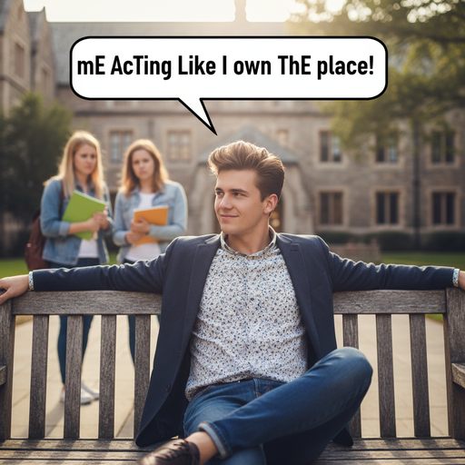 When you think you're the boss of the campus