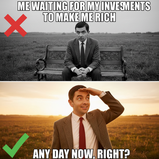 When you're waiting for your stocks to finally pay off