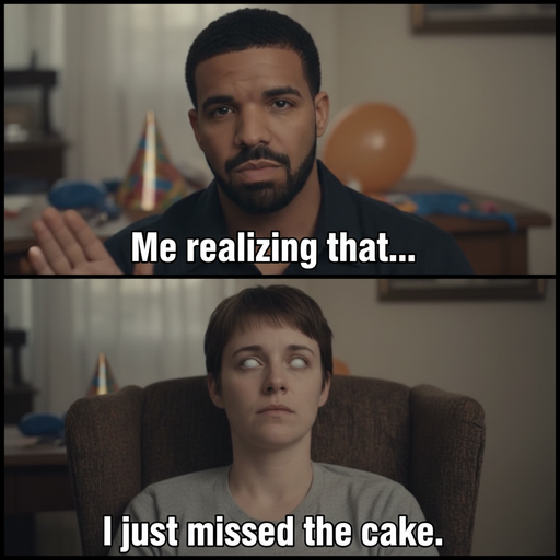 When the truth hits hard and the brain's buffering!