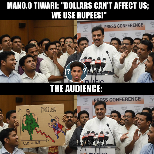 When Manoj Tiwari Mentions Rupees Like They're Superheroes