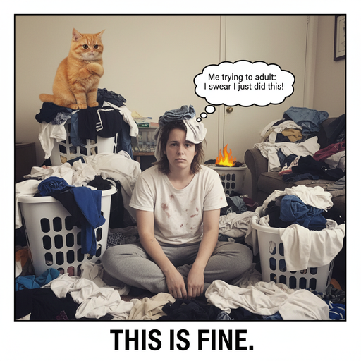 When You're Trying to Adult but Life Says Nope