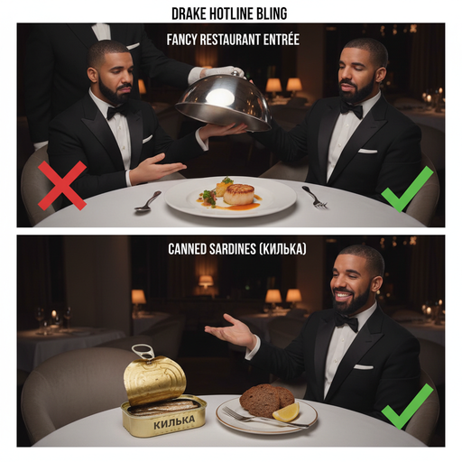 When you order a fancy meal and get sardines instead