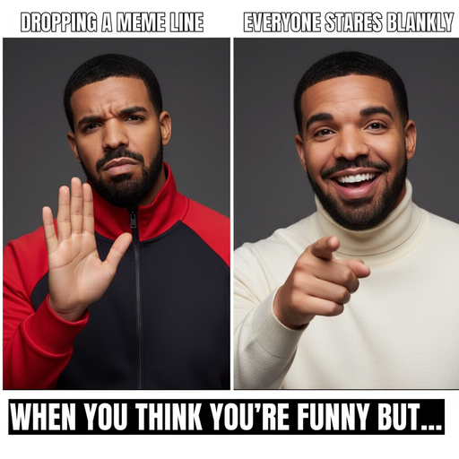 When you finally nail that meme reference but no one gets it