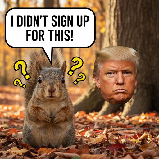 When You're Just Trying to Match the Fall Leaves