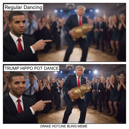When Trump Gets His Groove On with a Hippo
