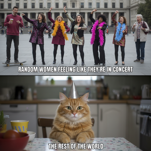 When you hear your jam in public and suddenly you’re a superstar