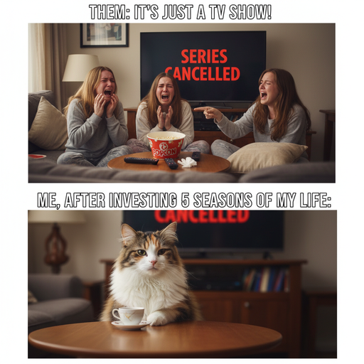 When you realize your favorite show gets canceled