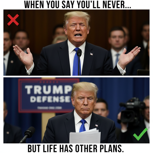 When you can't escape the 'Never' moments in life!