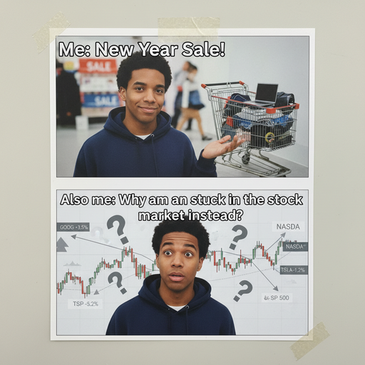 When You Want a New Year Sale but Get Stock Market Advice Instead