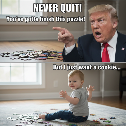 When you're determined, even a toddler can’t outlast you!