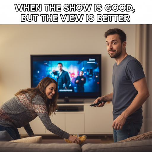 When your wife bends over and suddenly it’s a whole new perspective