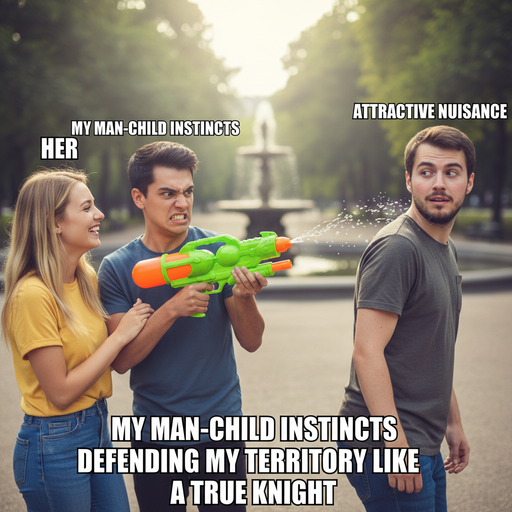 When you notice someone checking out your girl