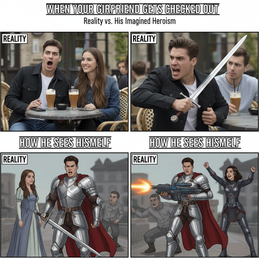 When You Spot Competition and Go Full Action Hero