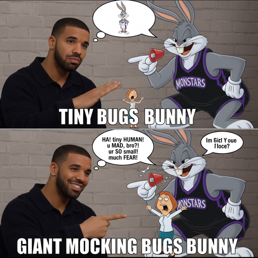 When Bugs Bunny Goes Monstars on Lois Griffin