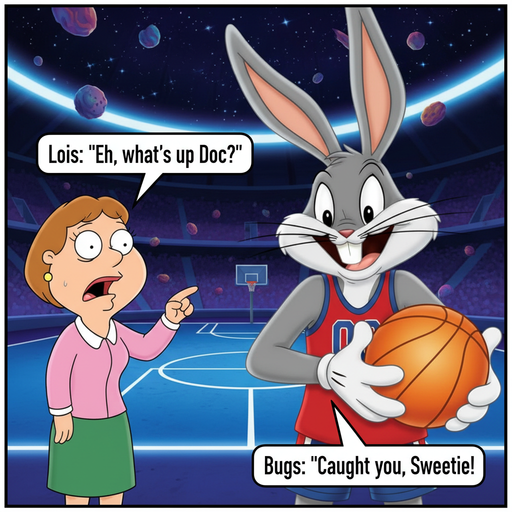 When You’re Just Trying to Chill but Bugs Bunny Becomes a Giantess!