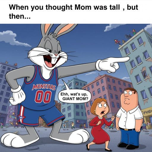 When Bugs Bunny Becomes Your Overprotective Giant Mom