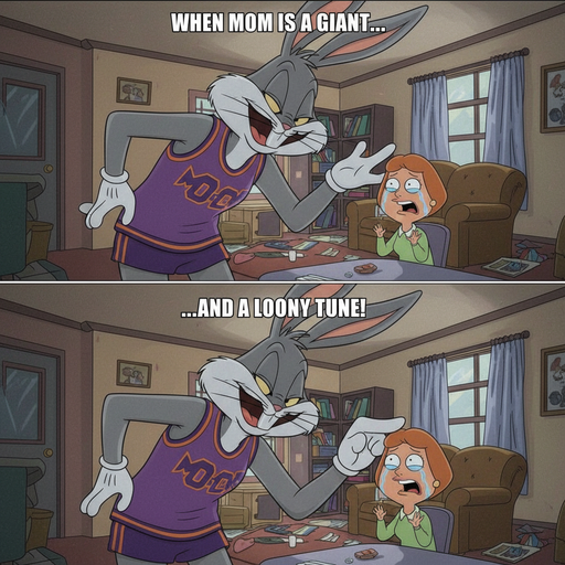 When Bugs Bunny Becomes Your Giantess Mom