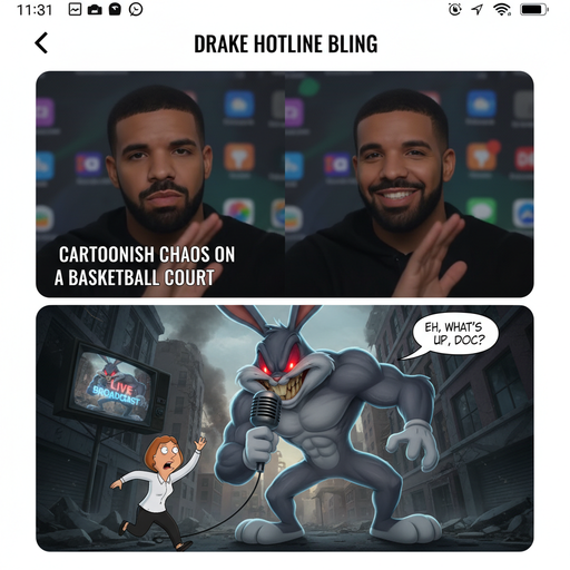 When You're Just Trying to Play Family Guy but the Bugs Bunny Giantess Arrives