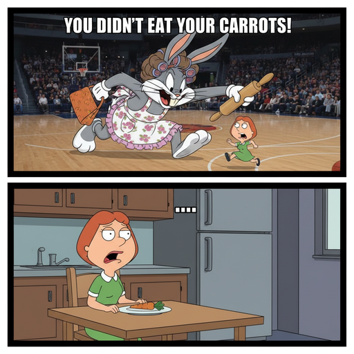 When Bugs Bunny Becomes Your Overprotective Giant Mom