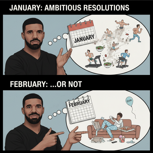 New Year Resolutions vs. Reality: The Struggle is Real!