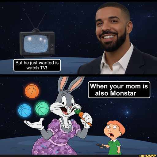 When Bugs Bunny doubles as your giant mom!