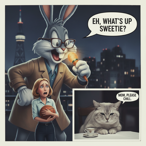 When Your Giant Bunny Mom is Just a Bit Over the Top