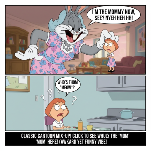 When Your Mom's a Giant Bugs Bunny with Family Guy Vibes