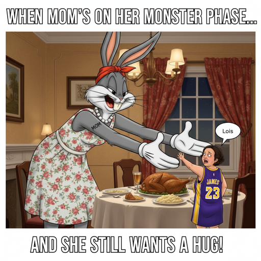 When Bugs Bunny Becomes Your Giant Mom!