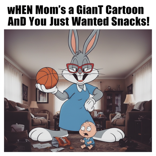 When Mom is a Giant Cartoon Character and You're Just Trying to Chill