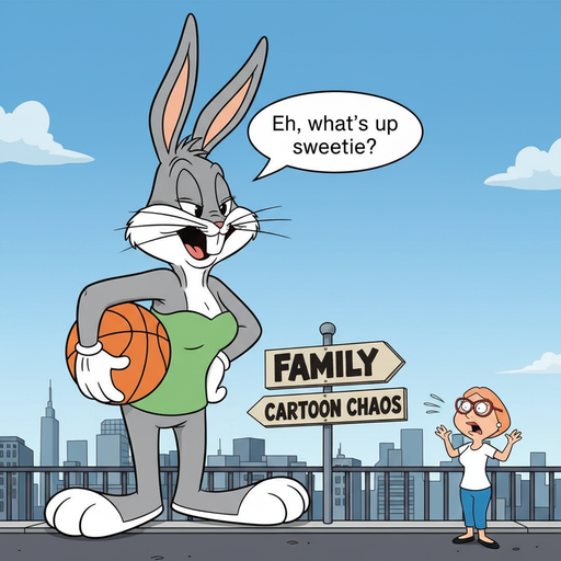 When Mom Turns into a Giant Cartoon!