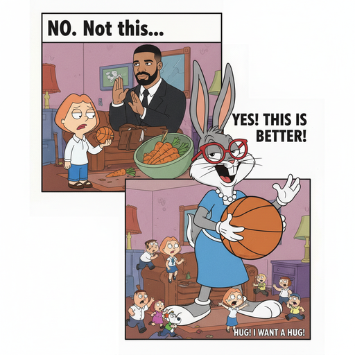 When Mom's Bugs Bunny is taller than your dreams