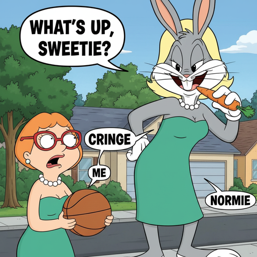 When Bugs Bunny is your towering 'Lois' and you just can't!