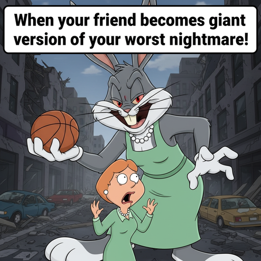 When Bugs Bunny Takes It Too Far as Lois Griffin