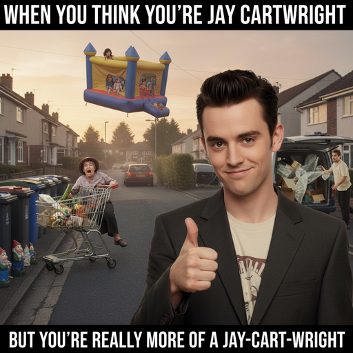 When you channel your inner Jay Cartwright