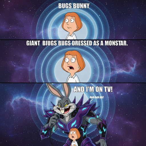 When Bugs Bunny Becomes the Tallest Mom in Space Jam