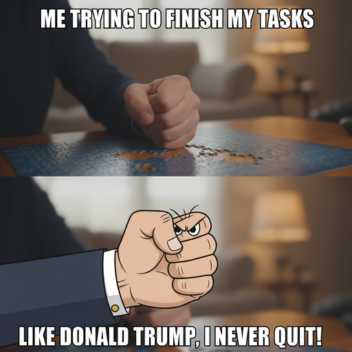 When you just can't give up, even when the odds are against you