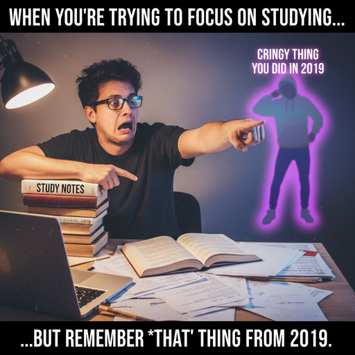 When Study Time Turns into a Memory Flashback