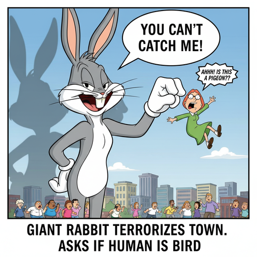 When Bugs Bunny Turns into a Giantess and Your Mom is Terrified