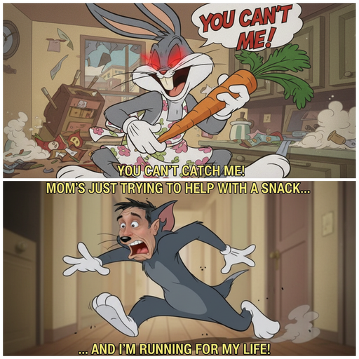 When Your Mom Turns Into a Giant Bugs Bunny