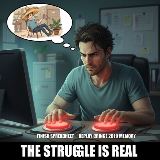 When your brain pulls up 2019's cringe moments at work