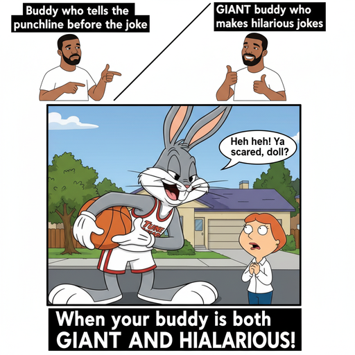 When Bugs Bunny Becomes a Giant Monstar