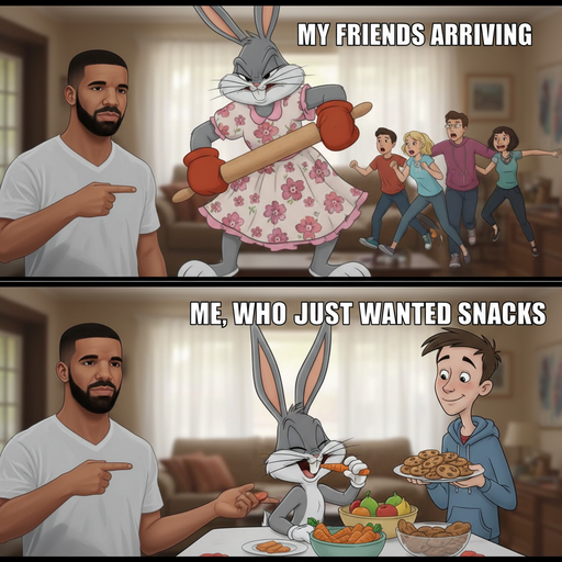 When Bugs Bunny Becomes Your Overprotective Giant Mom