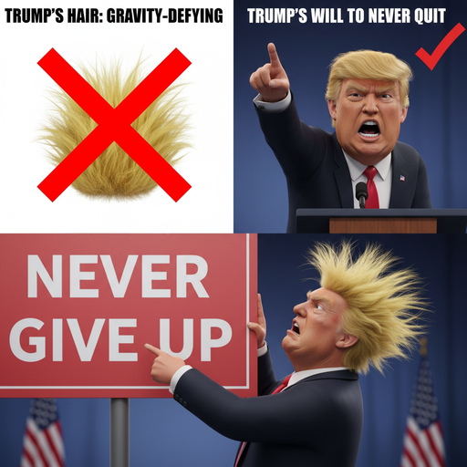 When You Refuse to Back Down, Even on a Bad Hair Day