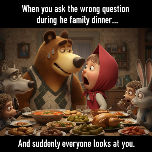 When Masha's Curiosity Gets the Best of Her