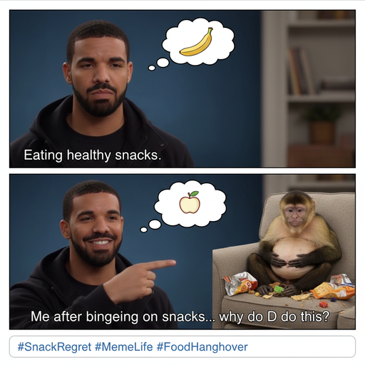 When you realize that snack was a bad idea