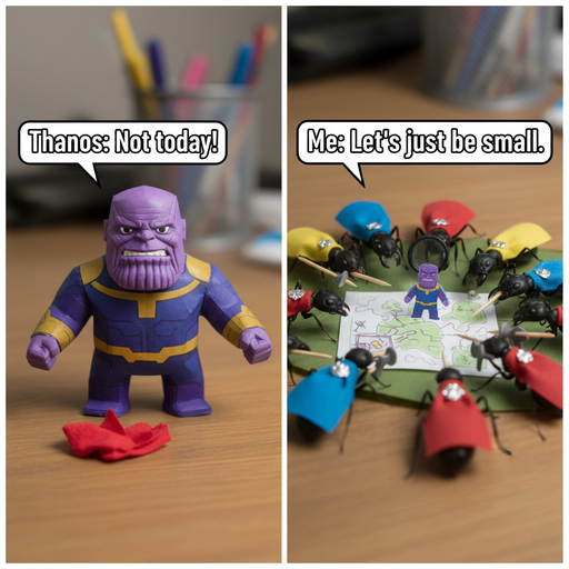 When You Realize Ants Could Take Down Thanos