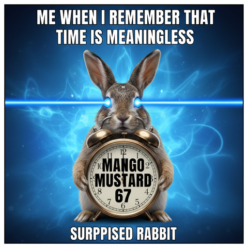 When you realize it's already 'mango mustard 67'