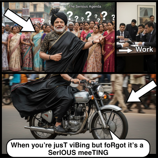 When Modi Goes for a Joyride in Style