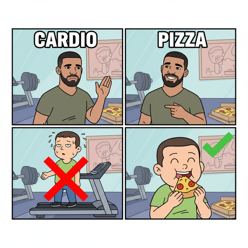 When Gym Gains = Pizza Gains
