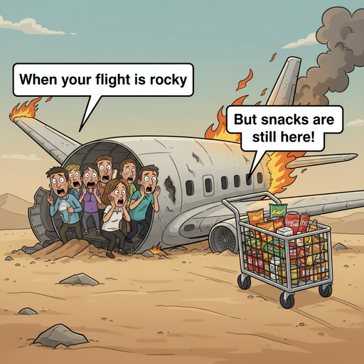 When the In-Flight Meal Is More Dramatic Than the Flight